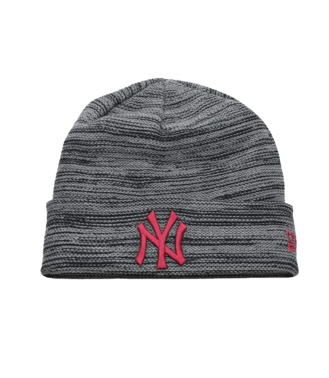 Bonnet gris/noir femme new era marl-1
