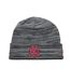 Bonnet gris/noir femme new era marl-1