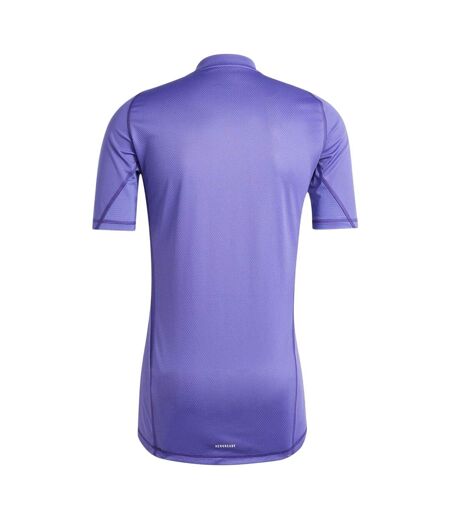 Mens Tiro 24 Geometric Slim Goalkeeper Jersey Purple Adidas