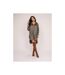Robe chemise courte satin IMIRA - Dona X Lisa-4