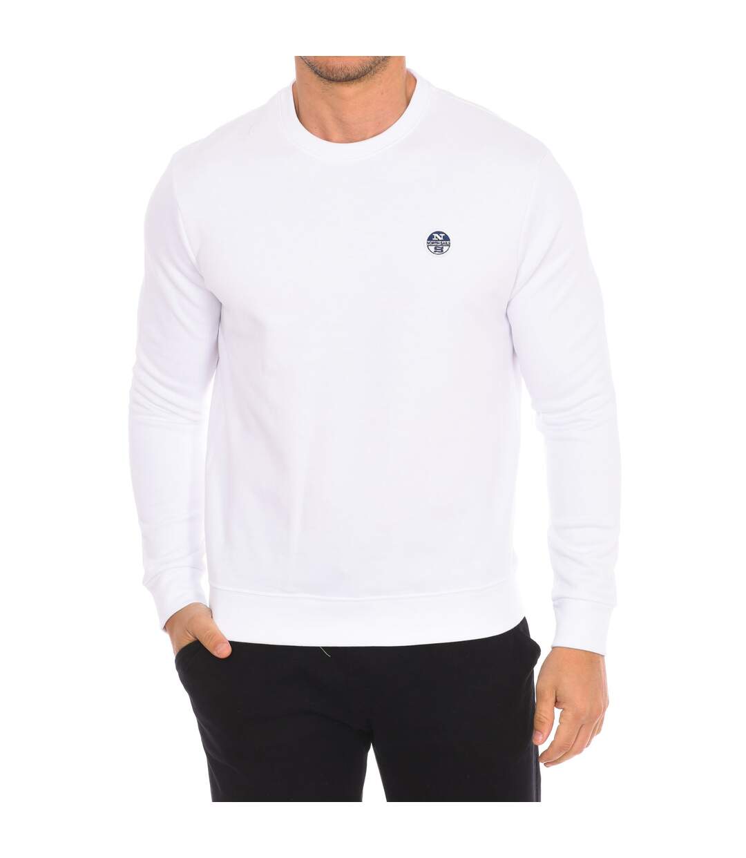 Long-sleeved crew-neck sweatshirt 9024070 men