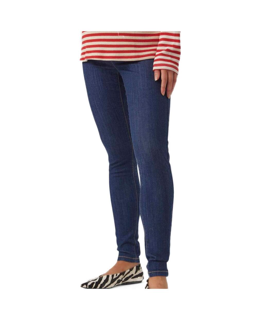 Jeans Skinny  Bleu Foncé Femme Mamalicous Cilia - L-1