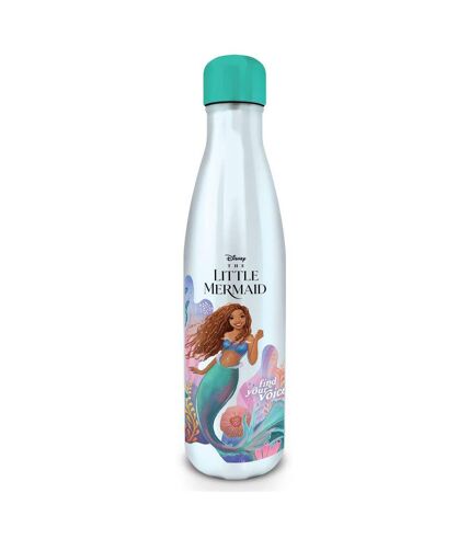 The Little Mermaid Find Your Voice Metal Water Bottle (Silver/Green/Brown) (One Size) - UTPM6472