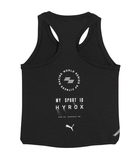 Womens/ladies Hyrox Dryelite Tank Top Black Puma