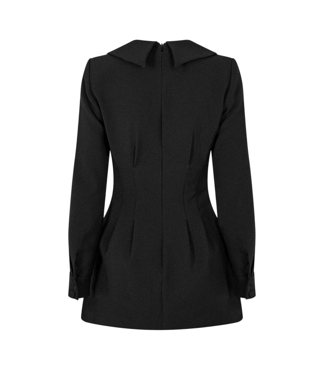 Robe Chemisier Courte The Ultimate Femme Noir Odd Muse-3
