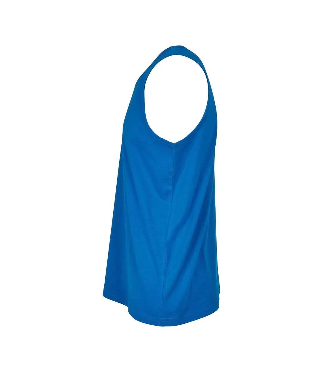 Débardeur Motif/style Uni Homme Bleu Cobalt Build Your Brand-3
