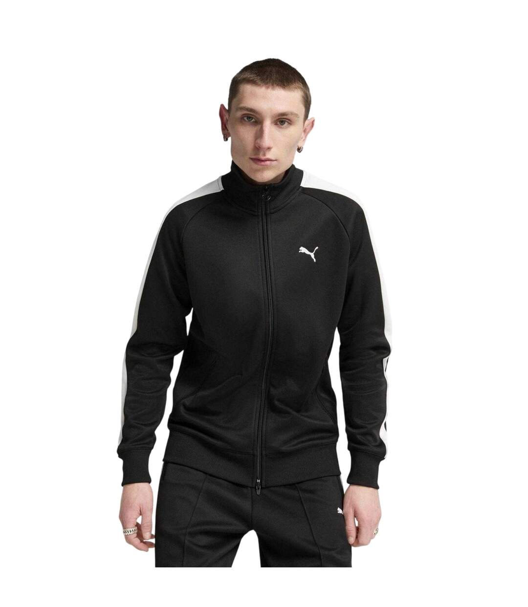 Mens Always On Track Jacket  Black Puma-4