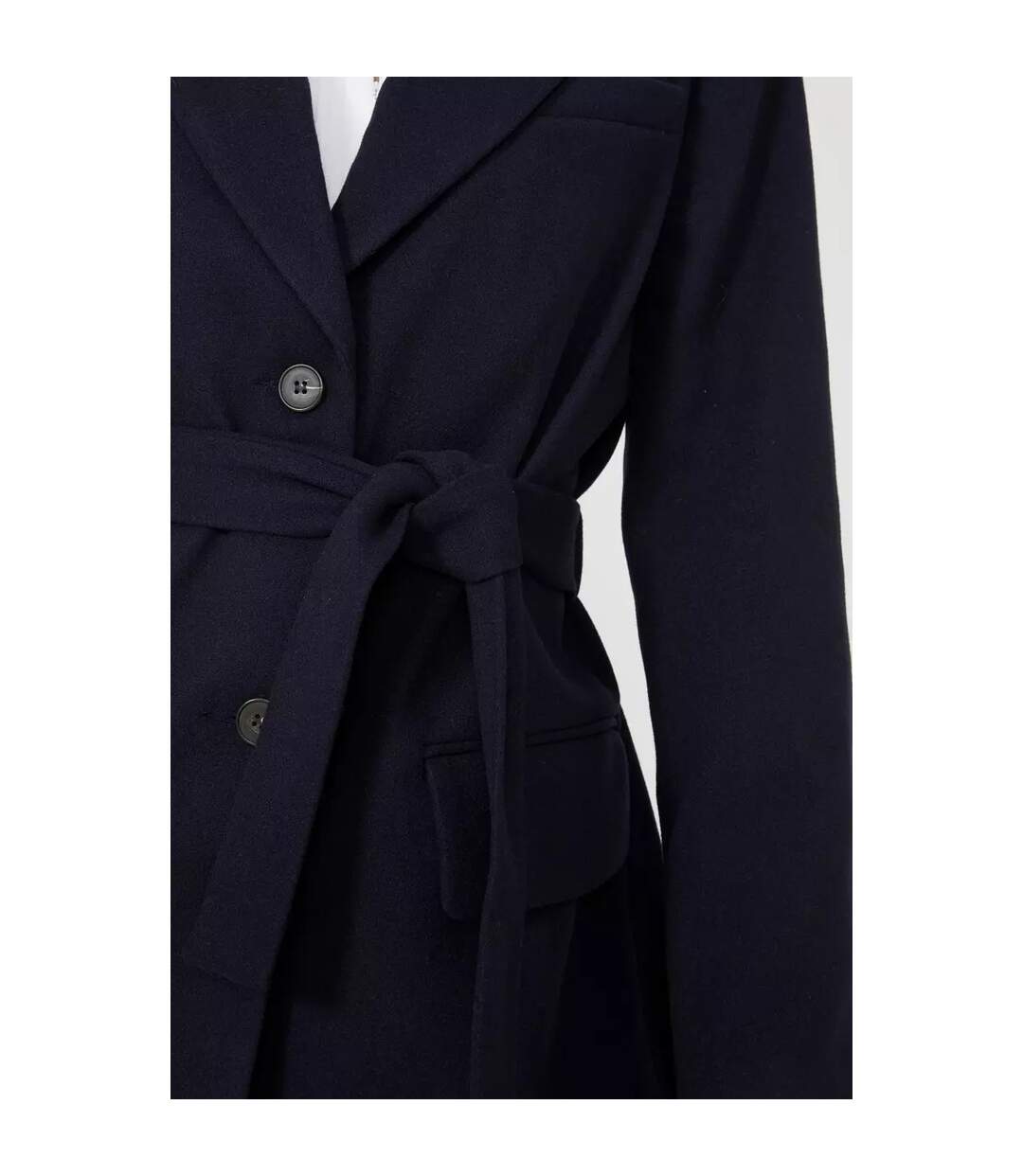 Womens/ladies Belted Blazer Navy Principles-4