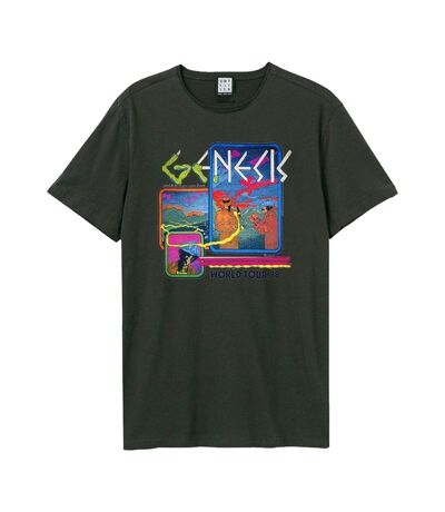 Genesis - T-shirt WORLD TOUR - Adulte (Charbon) - UTGD1472