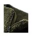 Unisex Adult Borg Fleece Jacket Olive Green Ravine-3