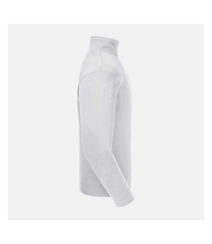 Russell Mens Authentic Zip Neck Sweatshirt (White) - UTPC4069