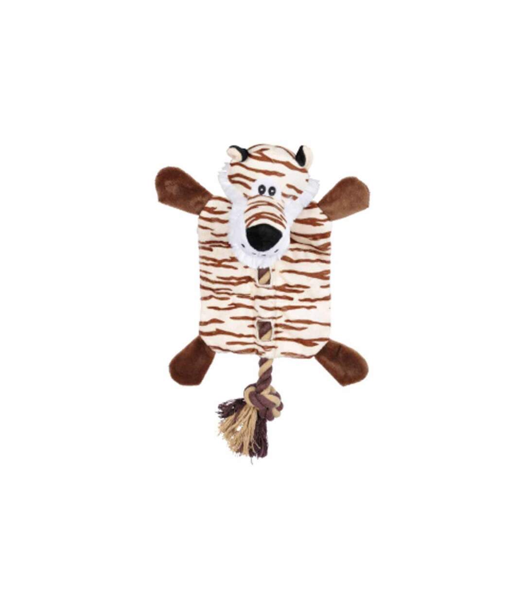 Peluche pour Chien Tigre 37cm Marron-1