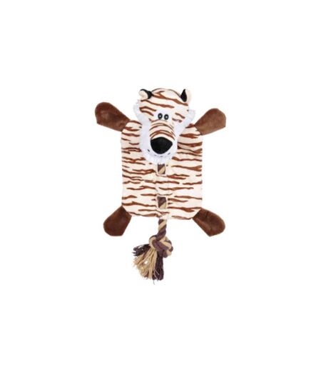 Peluche pour Chien Tigre 37cm Marron