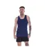 Débardeurs Motif/style Côtelé Homme Bleu Marine Charbon Noir Gris Blanc Keanu-1