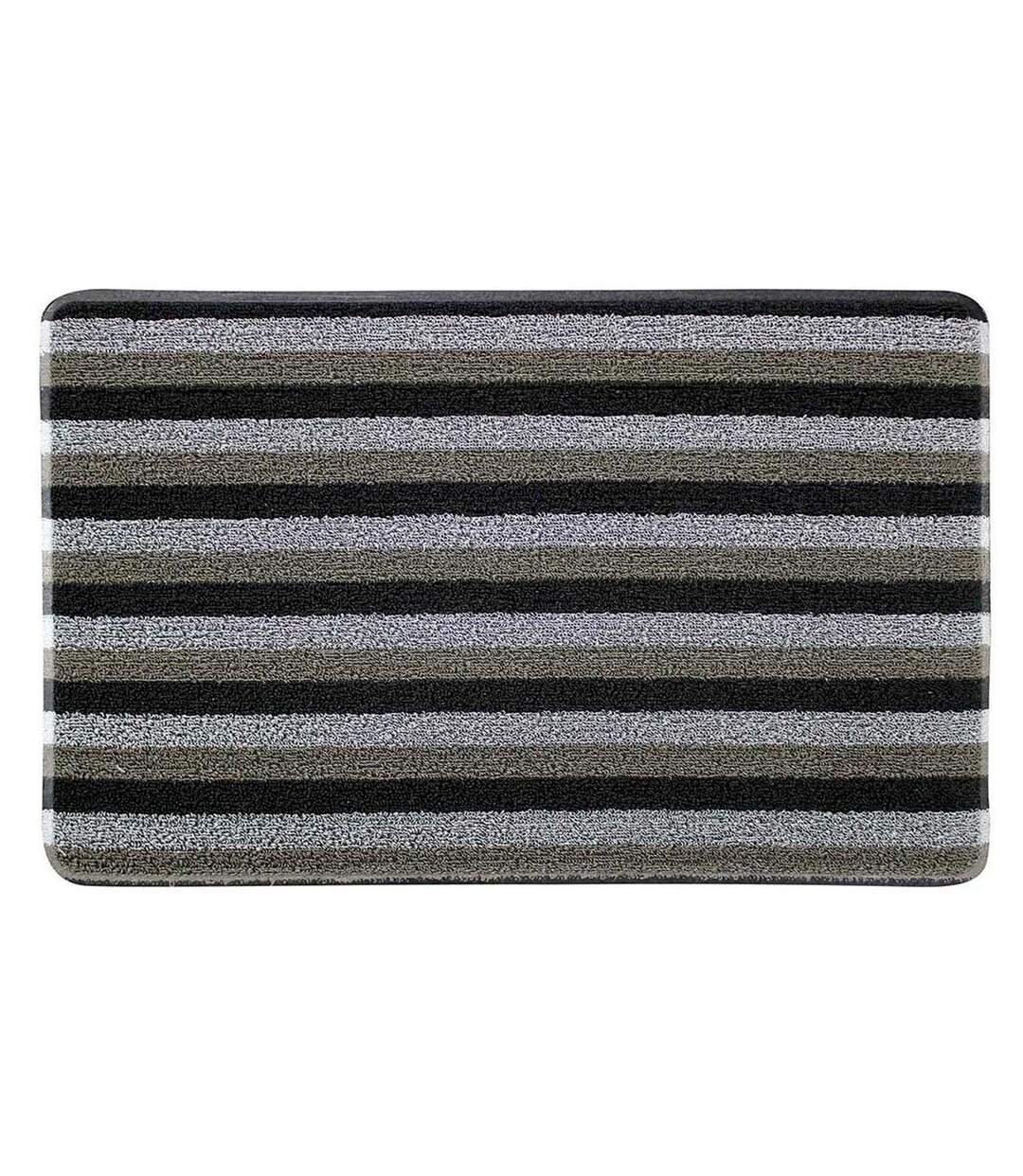 Tapis Rectangle Déco Marvin 45x75cm Gris-1