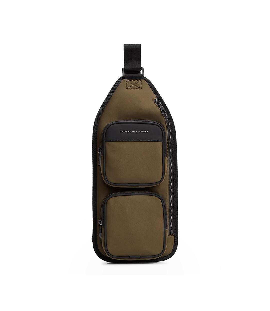 Sac à bandoulière kaki homme tommy hilfiger repreve-1