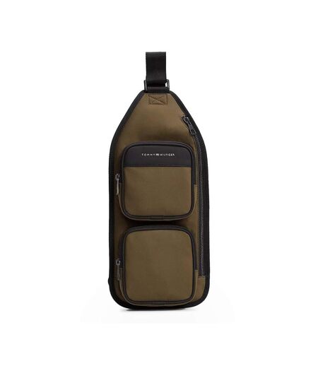 Sac à bandoulière kaki homme tommy hilfiger repreve