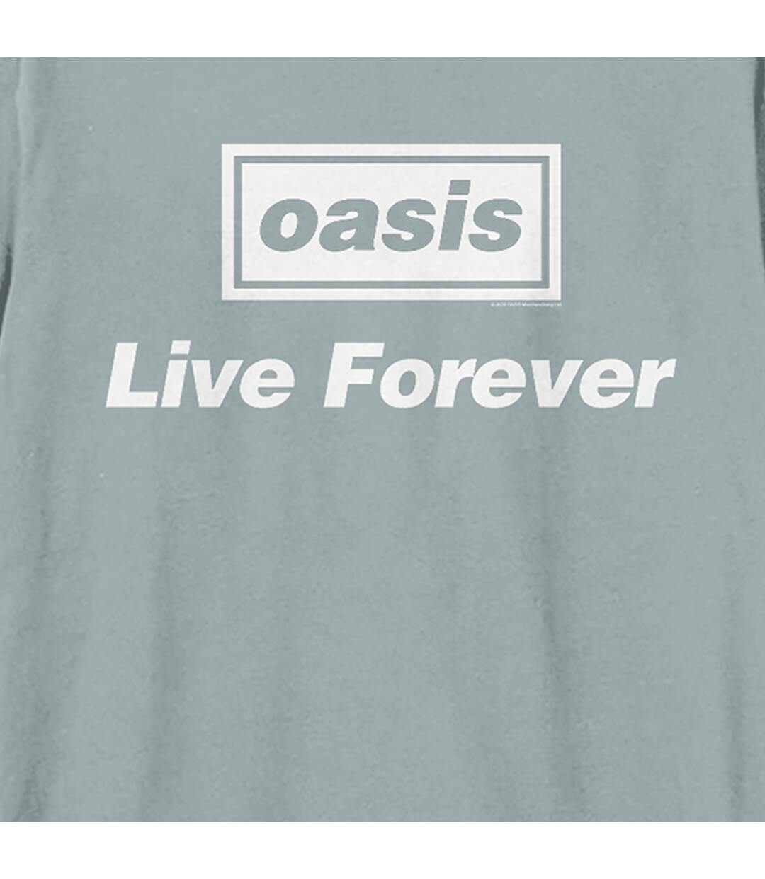 T-shirt live forever adulte bleu étrange Amplified Amplified