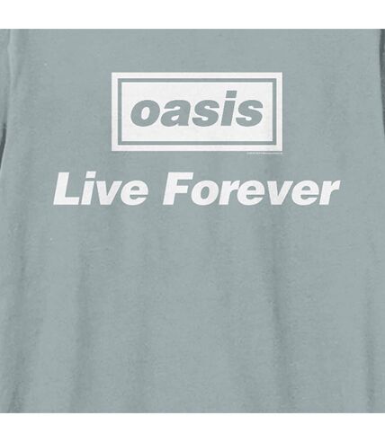 T-shirt live forever adulte bleu étrange Amplified