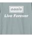 T-shirt live forever adulte bleu étrange Amplified