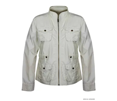 Veste Saharienne Zippée Femme Sable (Réf. AE1165SA)