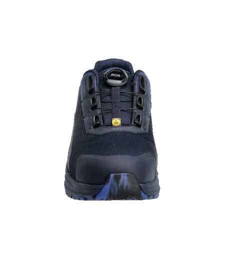 Mens Footwear Accelerate Safety Shoes Dark Navy Azure Blue Mascot