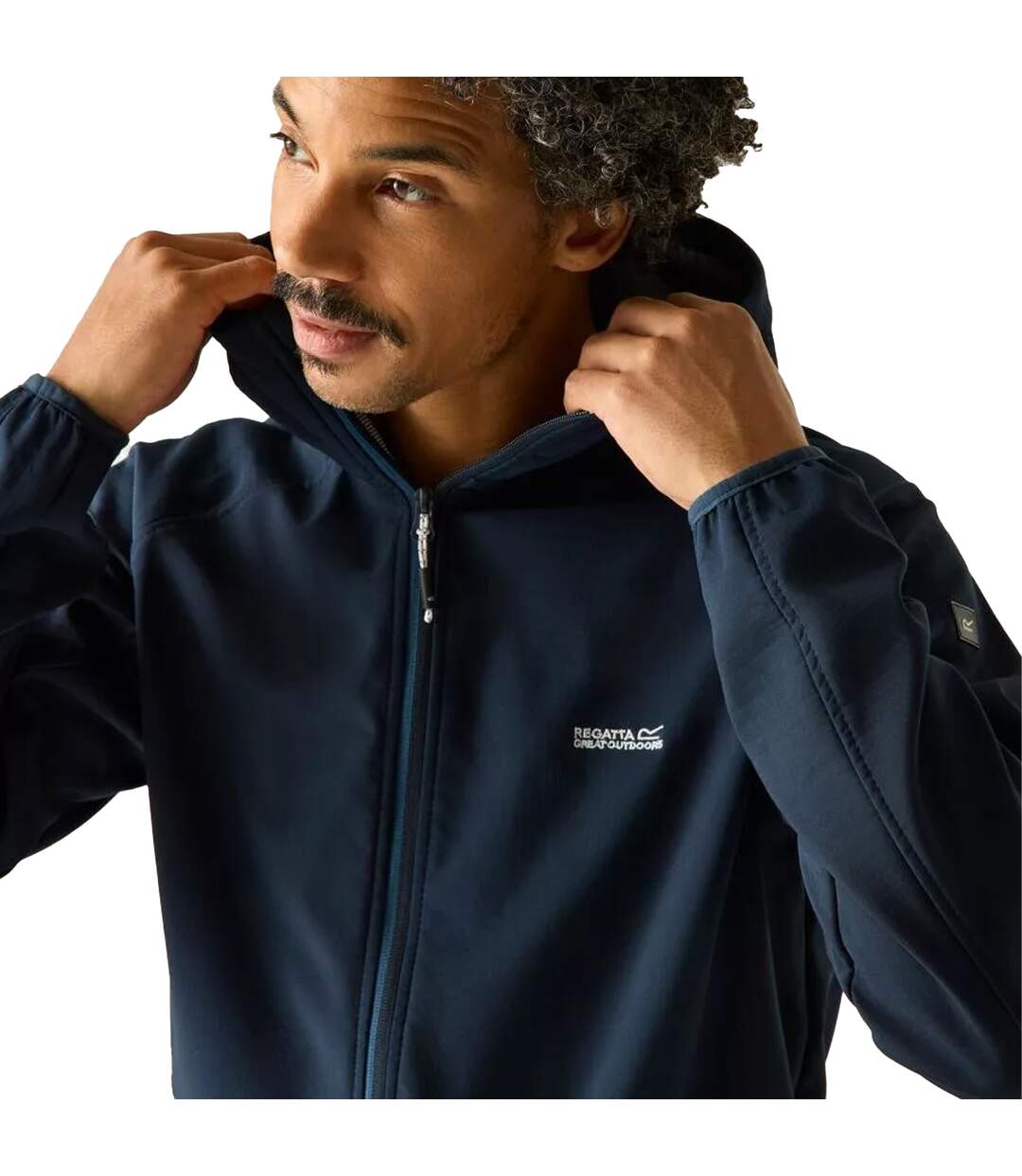 Mens Arec Iii Jacket Navy Moonlight Denim Regatta-4