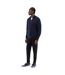 Mens Monk Knitted Sock Trainers Dark Blue Boss-1