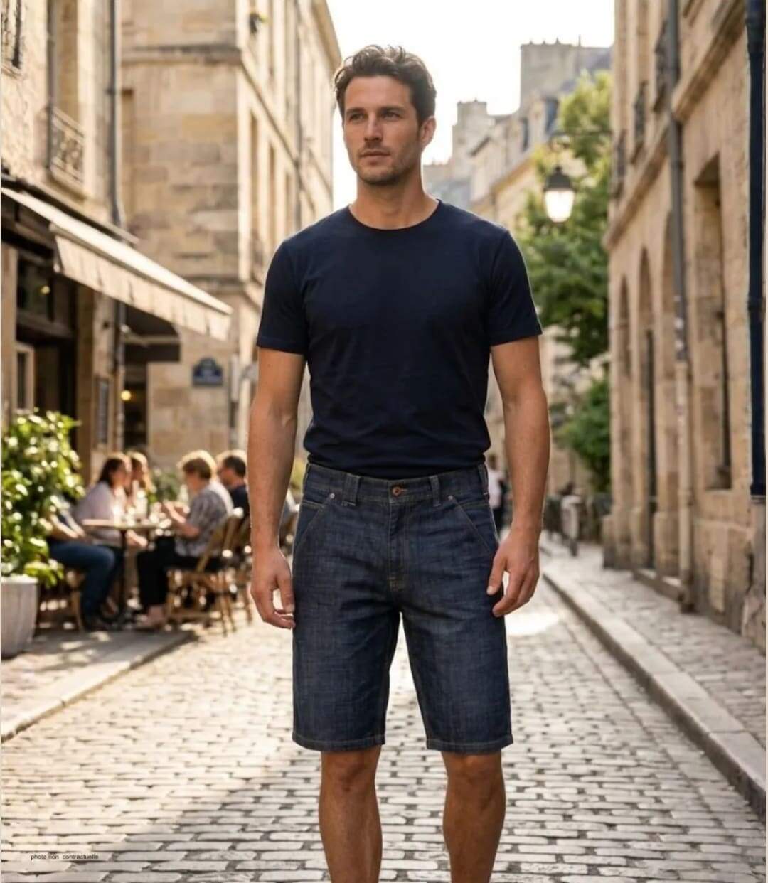 Bermuda en jean CHALLENGER IBIS1 : le short denim extensible au confort absolu-5