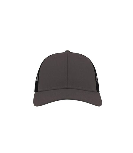 Casquette De Baseball Three Gris Foncé Noir Atlantis Headwear