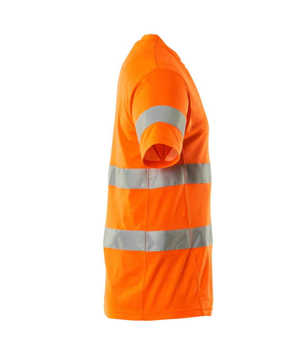 T-shirt Safe Classic Homme Orange Fluo Mascot-3