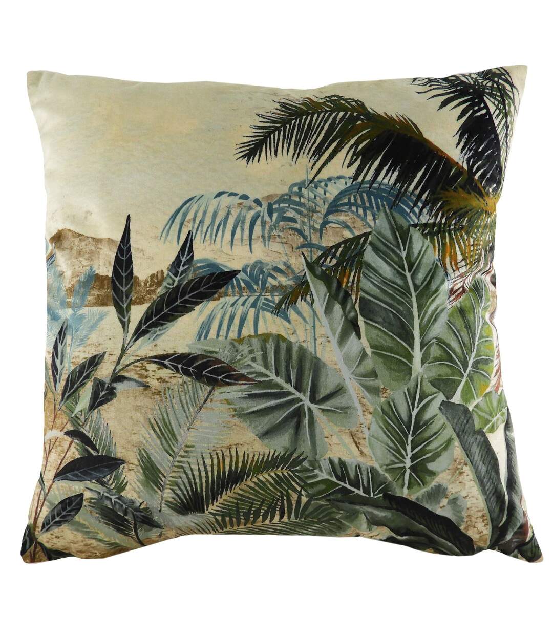 Kibale tropical cushion cover 43cm x 43cm multicoloured Evans Lichfield