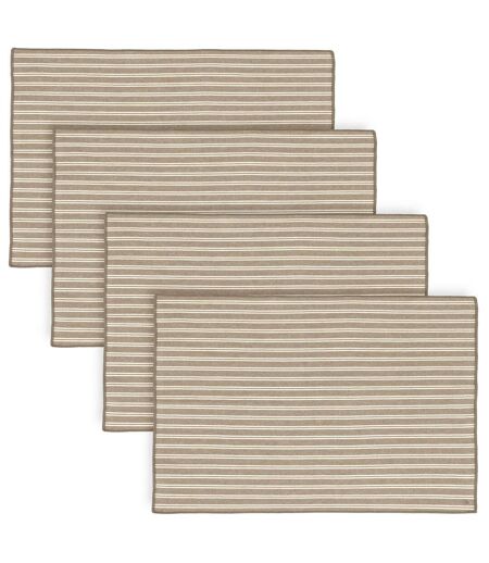 Lot de 4 sets de table coton LILI