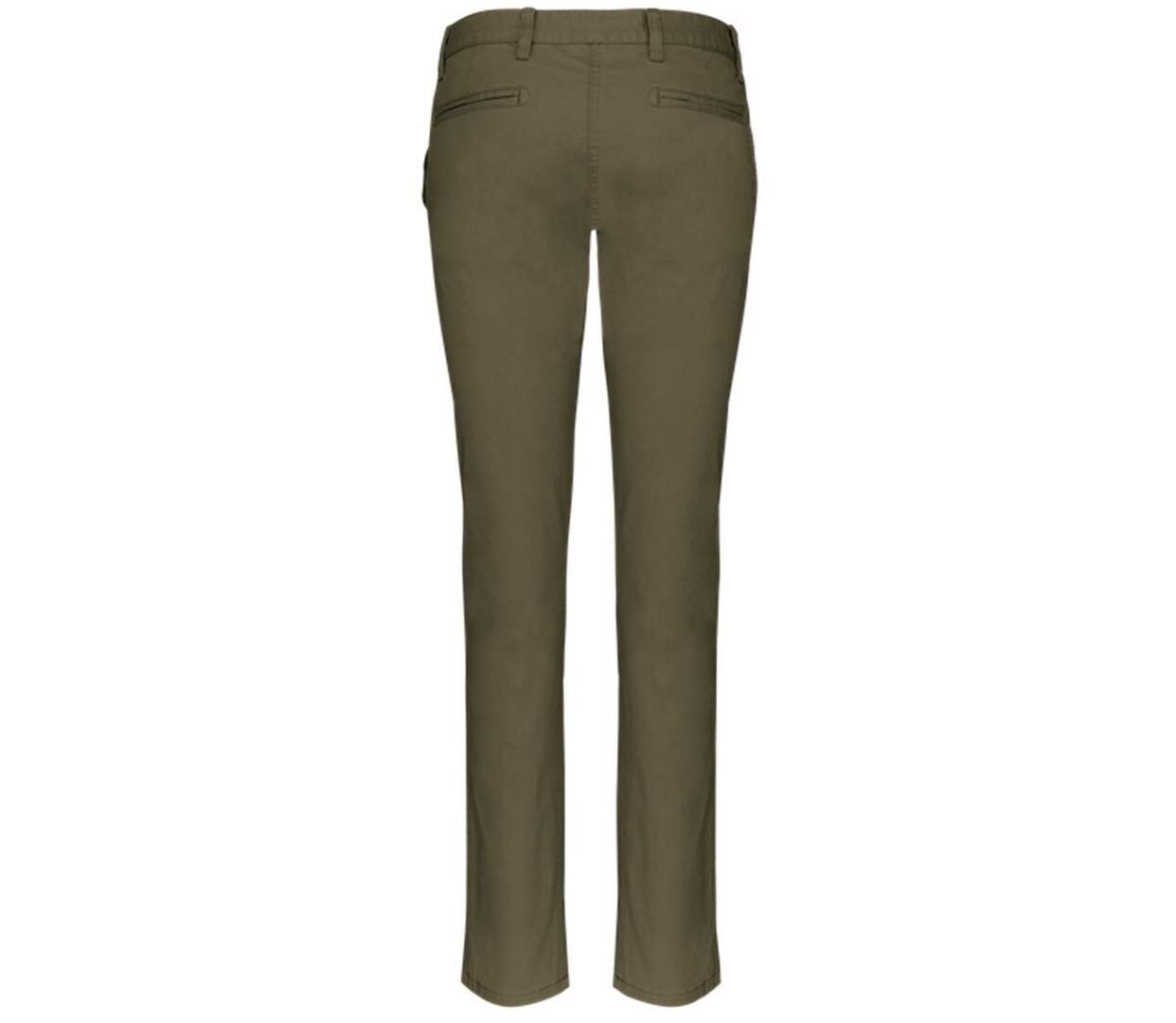 Pantalon chino - Femme - PAT741 - vert kaki clair-2