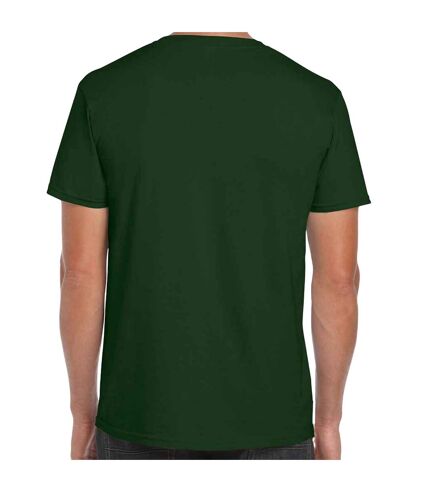 T-shirt manches courtes homme vert forêt Gildan