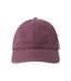 Casquette De Baseball Motif/style 6 Panneaux Digg-s Adulte Bordeaux Atlantis Headwear-1