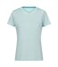 T-shirt fingal femme turquoise délavé Regatta