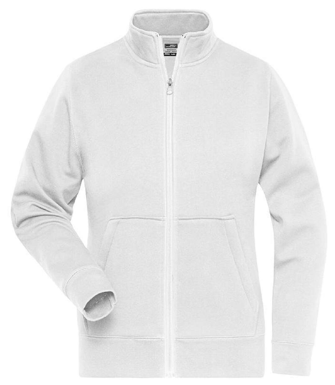 Veste sweat zippée workwear - Femme - JN1809 - blanc