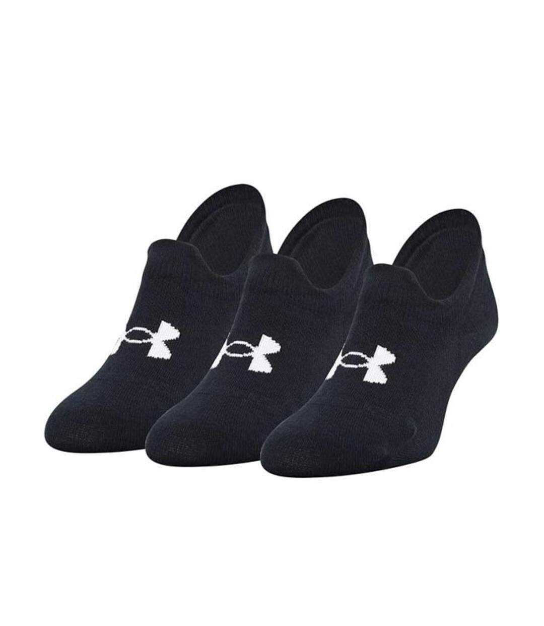 Lot de 3 Paires Chaussettes Noires Under Armour Ultralowtab - 45-1