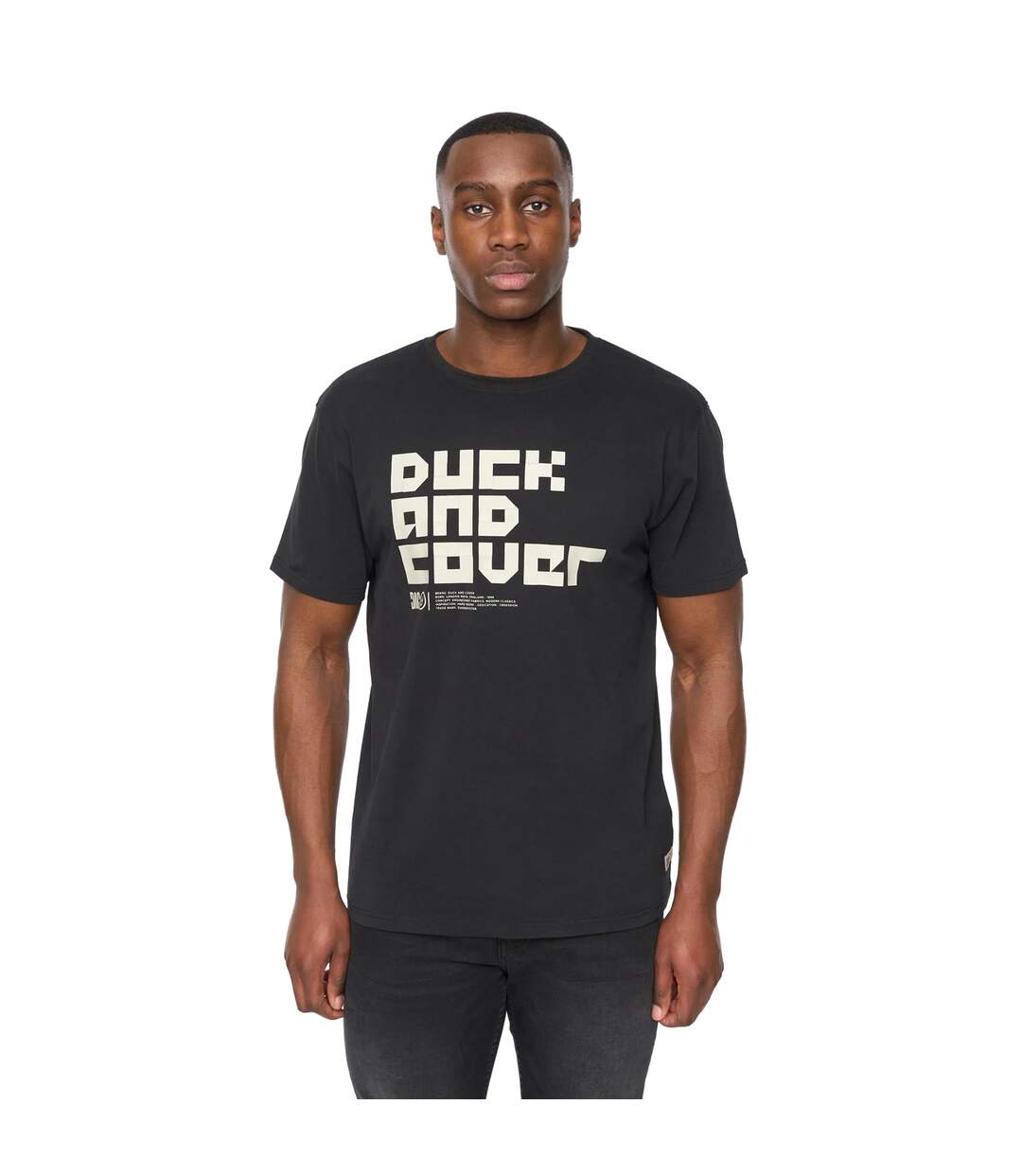 Mens Bloxx T-shirt Black Duck And Cover-1