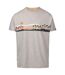 Mens Printed Casual T-shirt Grey Marl Trespass-1