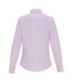 Womens/ladies Striped Cotton Blend Shirt White Pink Premier-2