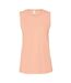 Womens/ladies jersey tank top peach heather Bella + Canvas