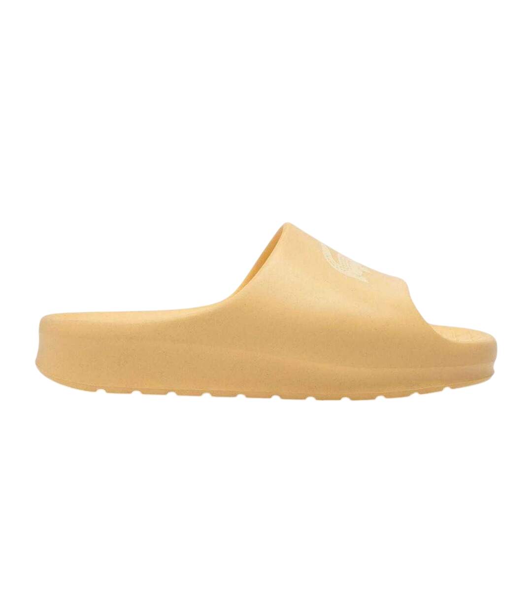 Claquettes Vacances Motif/style Crocodile Serve Homme Jaune Lacoste-1