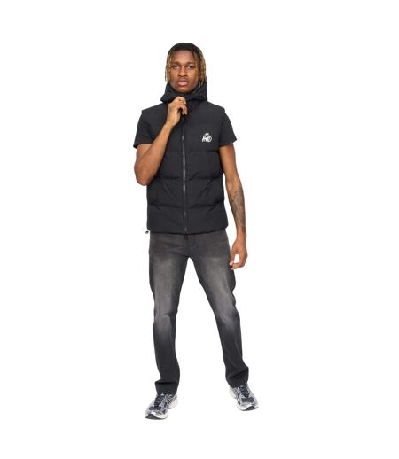 Doudoune Sans Manches Motif/style Matelassé Nahjo Homme Noir Kings Will Dream
