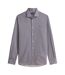 Mens Microprint Long-sleeved Shirt Grey Tommy Hilfiger-2