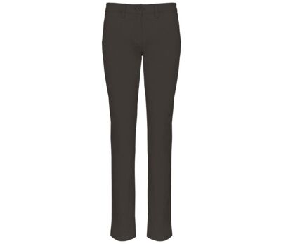 Pantalon chino - Femme - PAT741 - gris foncé