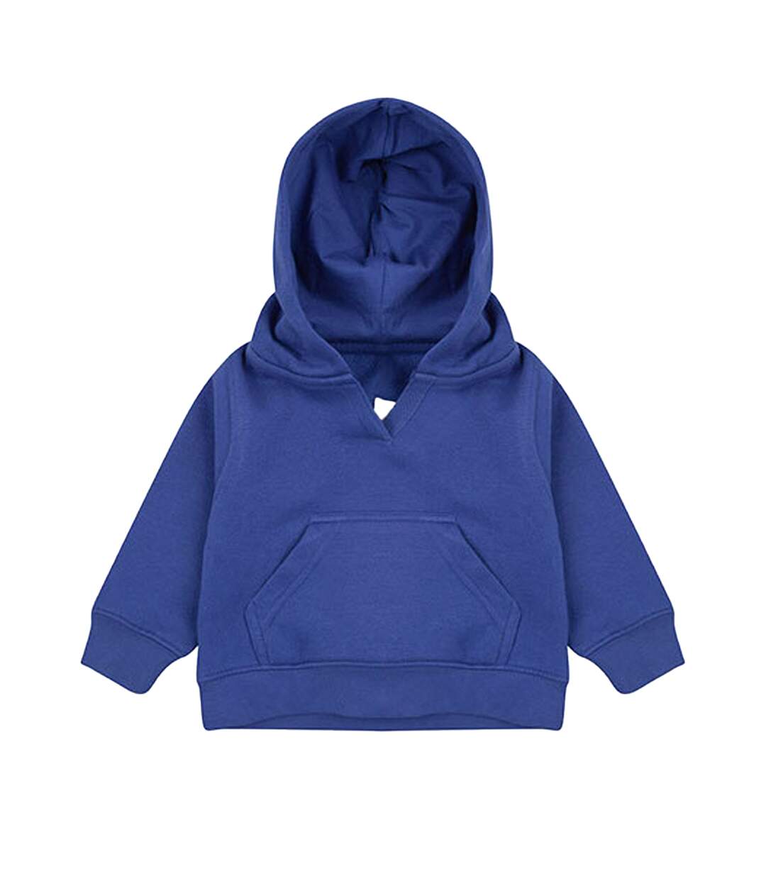 Sweat À Capuche Motif/style Uni Enfant Bleu Roi Larkwood-2
