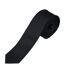 Cravate Gatsby Taille Unique Noir SOLS-1