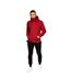 Mens Venmark Snood Collar Hoodie Red Juice-4